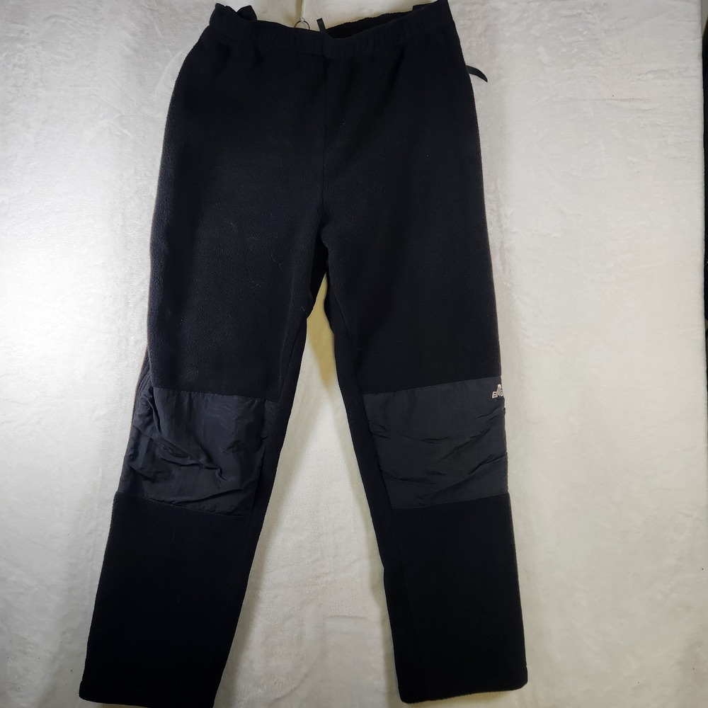 Vtg EMS Expedition Polartec Fleece Pants Black XL Made in USA Mountaineering‎